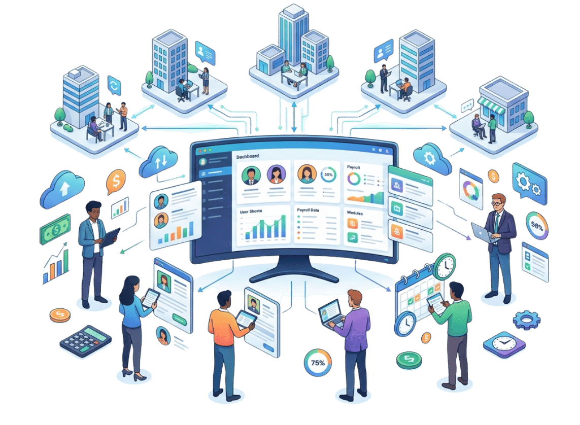 Multi Location SMBs Payroll And HR Software