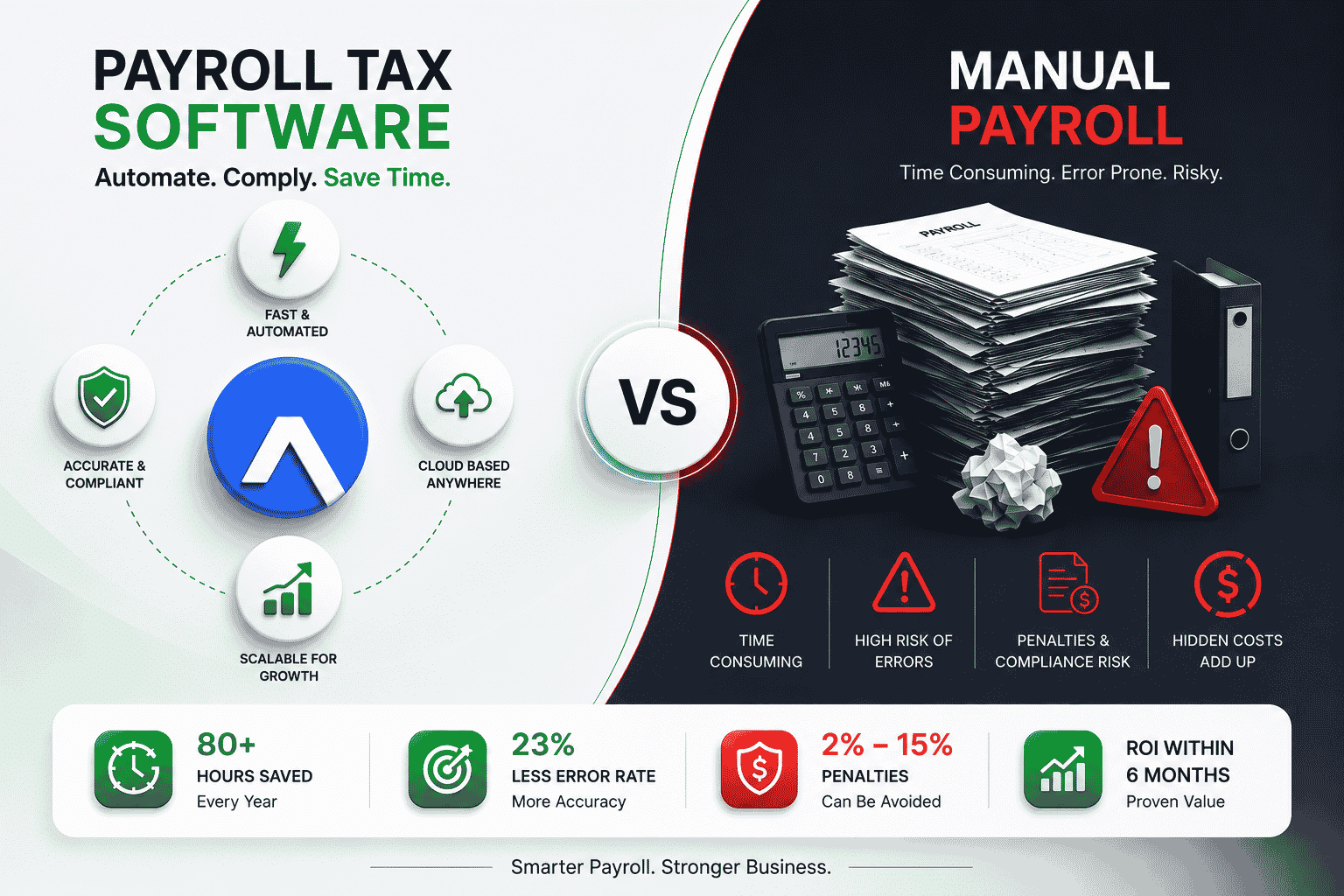 Payroll Tax Software vs Manual Payroll Processes