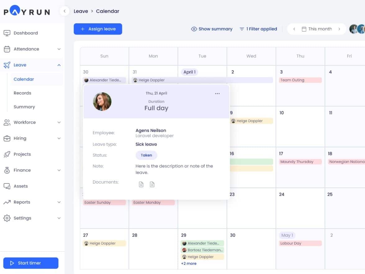Leave Request Management