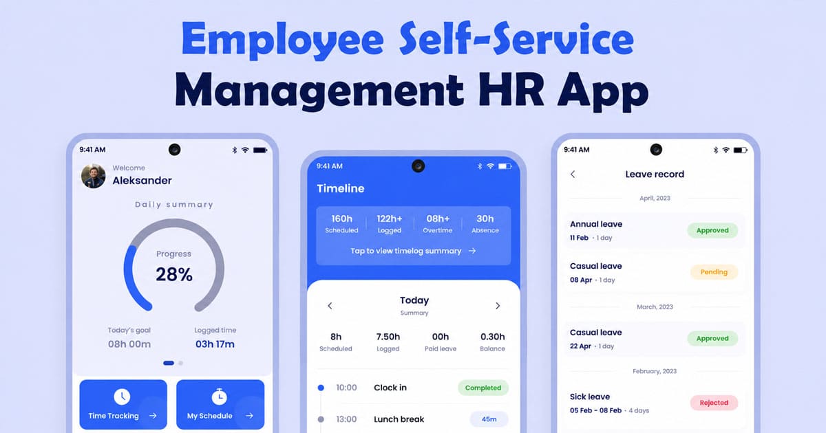 Mobile HR App for Employee Self-Service & Workforce Management